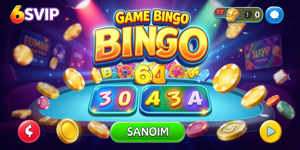 Tampilan gameplay seru dari 6SVIP dalam permainan Bingo.