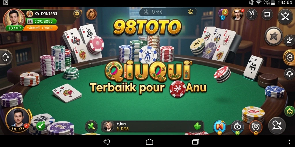 Tampilan permainan QiuQiu yang seru dan menarik di 98TOTO.
