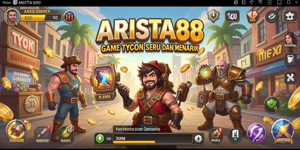 Tampilan gameplay Tycoon yang menarik dan penuh tantangan.