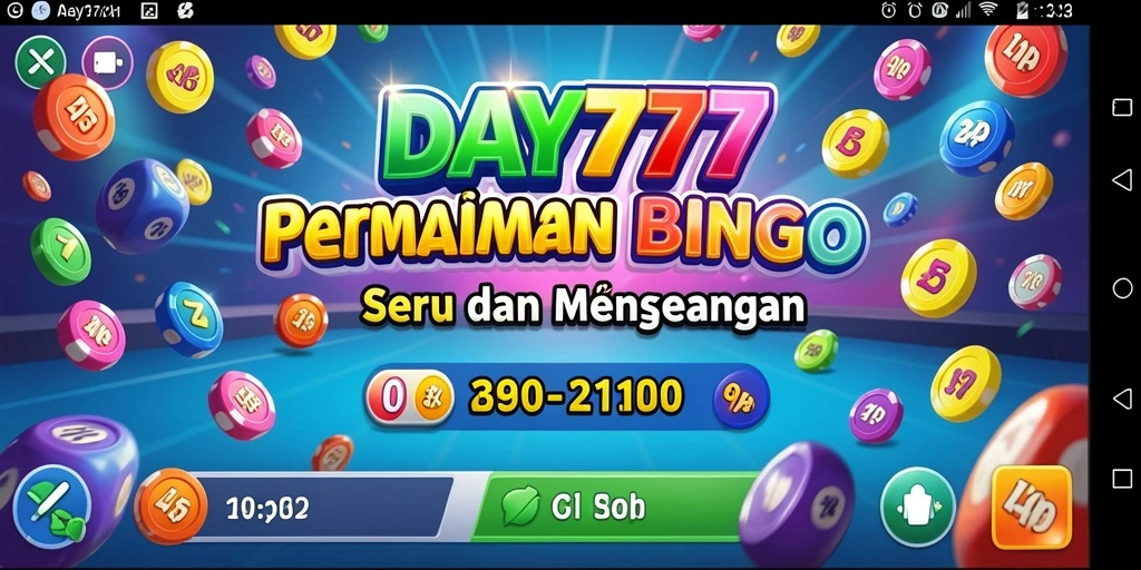 Tampilan menarik DAY777 dalam permainan Bingo yang interaktif.