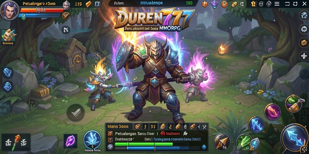 Tampilan gameplay yang menakjubkan dalam dunia MMORPG DUREN777.