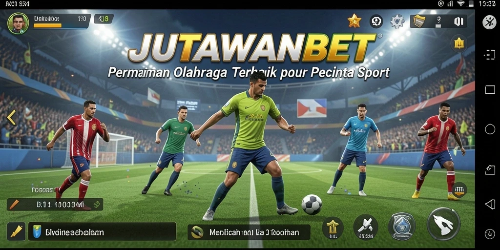 Tampilan gameplay JUTAWANBET yang menggugah semangat olahraga.