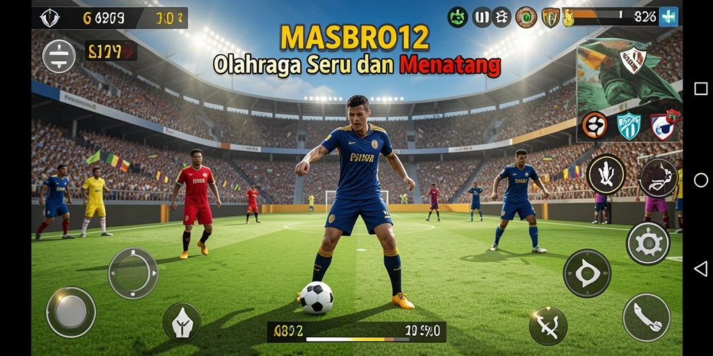 Tampilan menarik dengan gameplay olahraga yang seru dan menantang.
