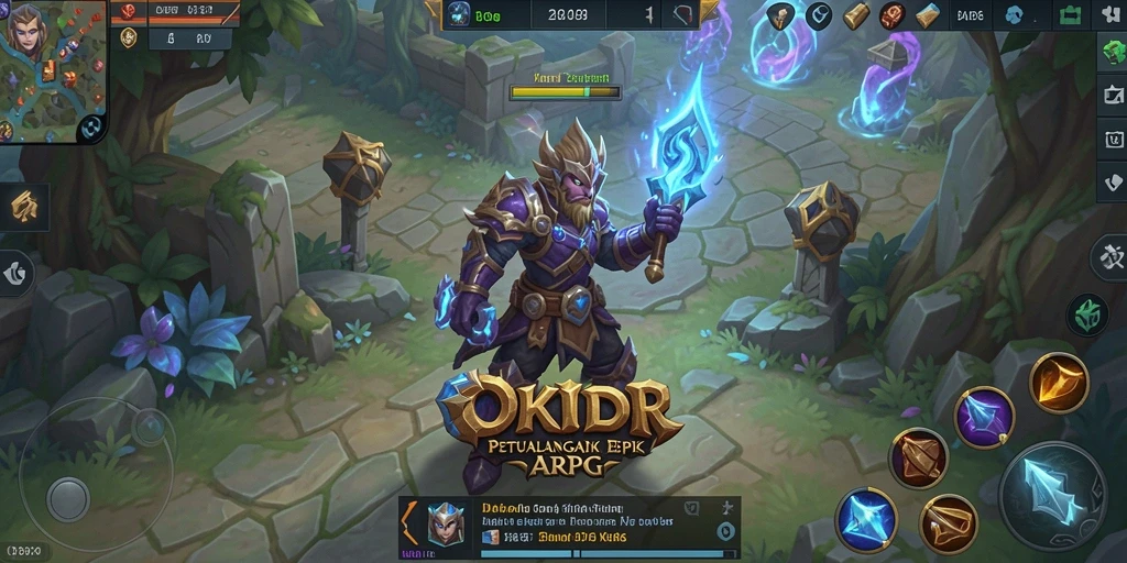 Tangkapan layar gameplay OKIDR menunjukkan pertarungan seru yang penuh aksi.