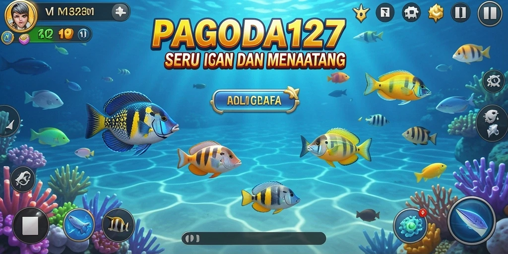 Tampilan gameplay menegangkan di <strong>PAGODA127</strong> dengan aksi tembak ikan yang seru.