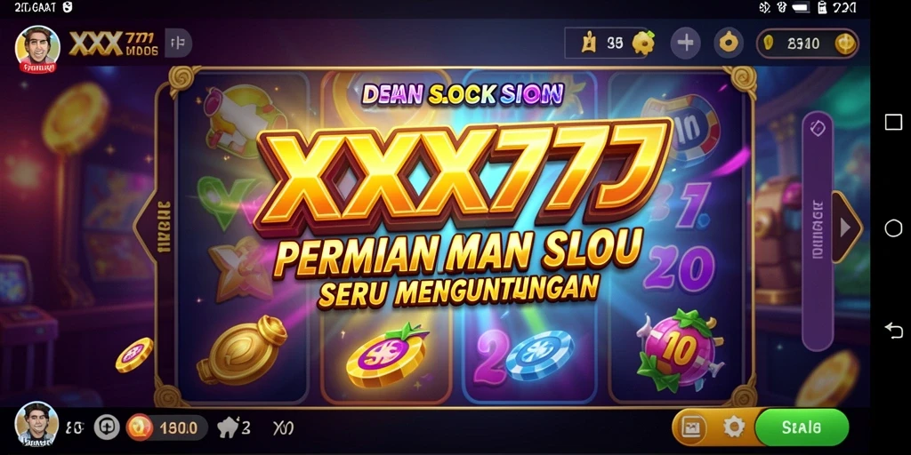 Screenshot gameplay XXX777 menampilkan keseruan permainan Slot.